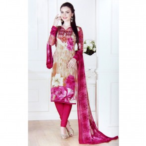 Rakhi’s Shalwar Kameez in High Quality Printed in Soft Silk. Soft Handfeel.